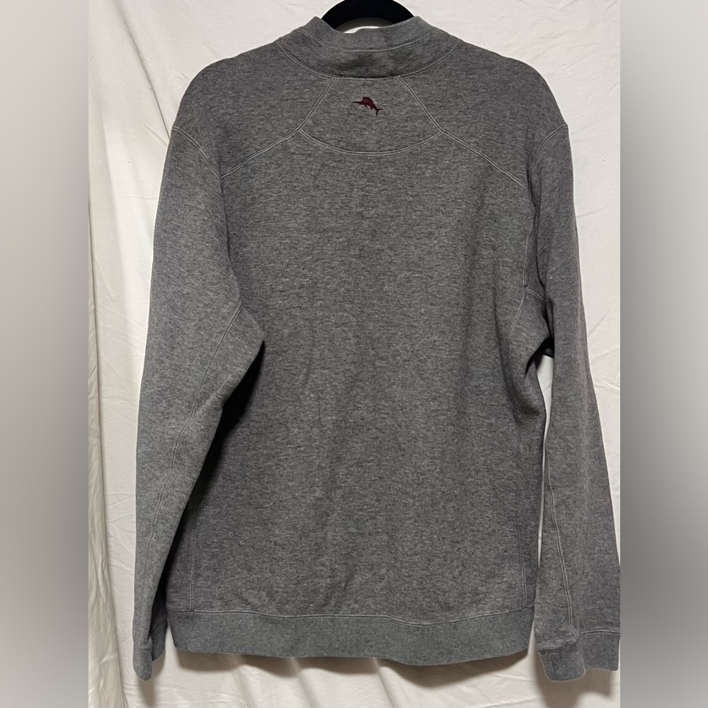 Tommy Bahama Flipshore Half Zip Reversible Sweatshirt Sweater Cozy Office Cotton - Picture 8 of 13